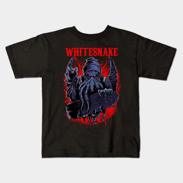 WHITESNAKE BAND DESIGN Kids T-Shirt by Rons Frogss